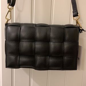 Italian Genuine Leather Padded Cassette Bag